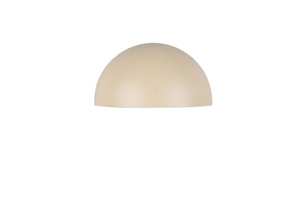 Außenwandleuchte Maas - Aluminium / Polycarbonat - 1-flammig - Beige