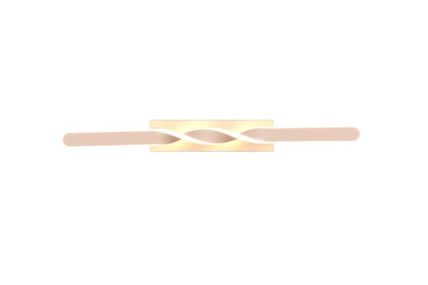 LED-Deckenleuchte Ginko - Eisen / Silikon - 1-flammig - Beige