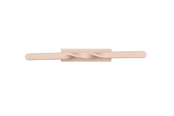 LED-Deckenleuchte Ginko - Eisen / Silikon - 1-flammig - Beige