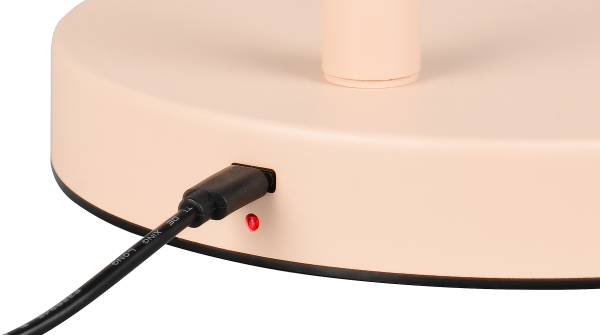 LED-Stehleuchte Blake - Eisen - 1-flammig - Beige