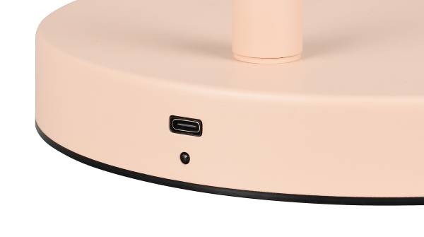 LED-Stehleuchte Blake - Eisen - 1-flammig - Beige