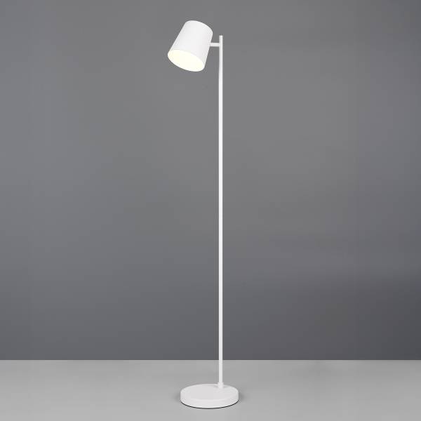 LED-Stehleuchte Blake - Eisen - 1-flammig - Weiß