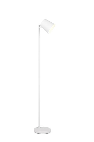 LED-Stehleuchte Blake - Eisen - 1-flammig - Weiß