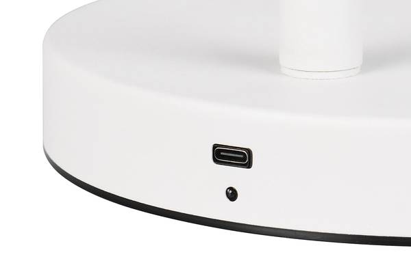 LED-Stehleuchte Blake - Eisen - 1-flammig - Weiß