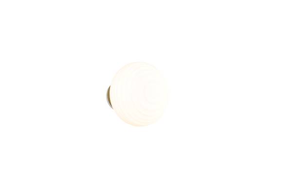 LED-Wandleuchte Earl - Opalglas / Eisen - 1-flammig - Weiß