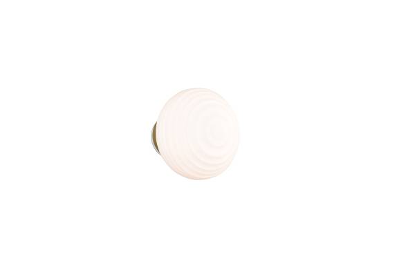 LED-Wandleuchte Earl - Opalglas / Eisen - 1-flammig - Weiß