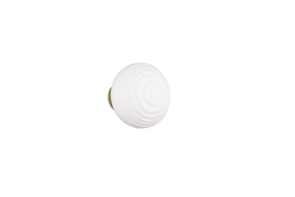 LED-Wandleuchte Earl - Opalglas / Eisen - 1-flammig - Weiß