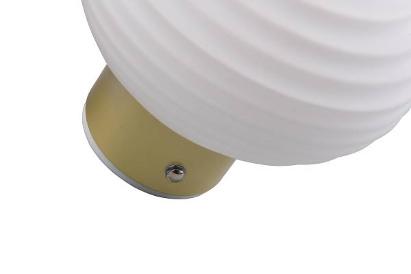 LED-Wandleuchte Earl - Opalglas / Eisen - 1-flammig - Weiß