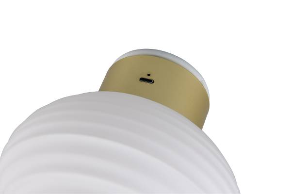 LED-Wandleuchte Earl - Opalglas / Eisen - 1-flammig - Weiß