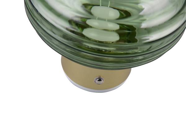 LED-Wandleuchte Earl - Farbglas / Eisen - 1-flammig - Grün