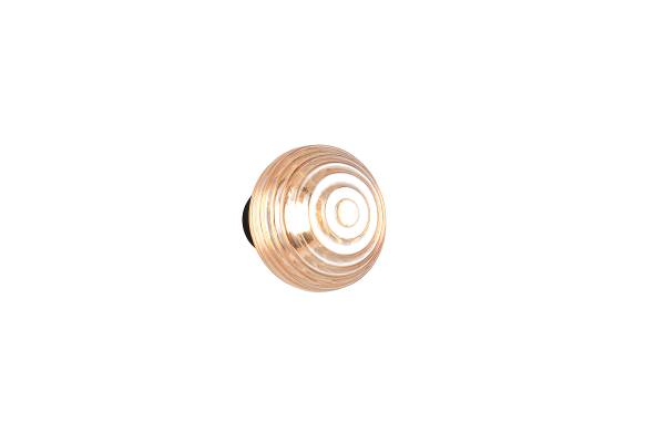 LED-Wandleuchte Earl - Farbglas / Eisen - 1-flammig - Orange