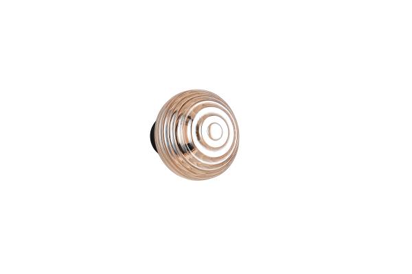 LED-Wandleuchte Earl - Farbglas / Eisen - 1-flammig - Orange