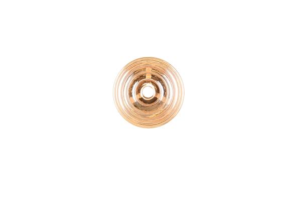 LED-Wandleuchte Earl - Farbglas / Eisen - 1-flammig - Orange