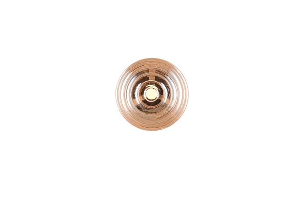 LED-Wandleuchte Earl - Farbglas / Eisen - 1-flammig - Orange