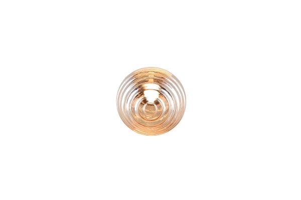 LED-Wandleuchte Earl - Farbglas / Eisen - 1-flammig - Orange