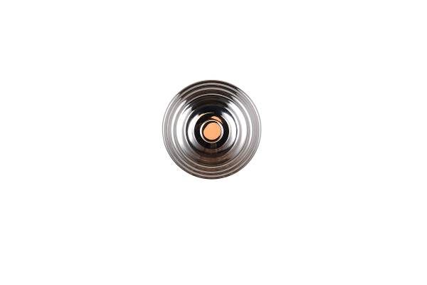 LED-Wandleuchte Earl - Rauchglas / Eisen - 1-flammig - Grau