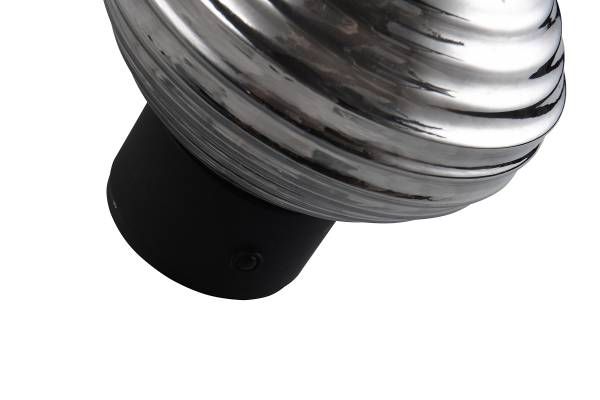 LED-Wandleuchte Earl - Rauchglas / Eisen - 1-flammig - Grau