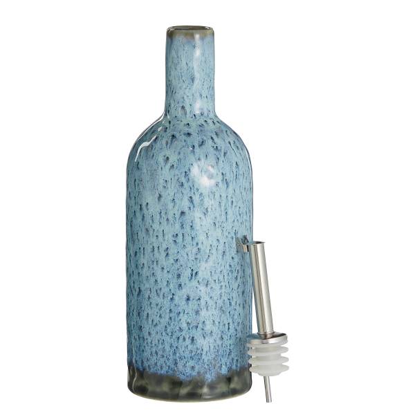 Öl- & Essiglflasche PORTIMAO - Steinzeug - Blau