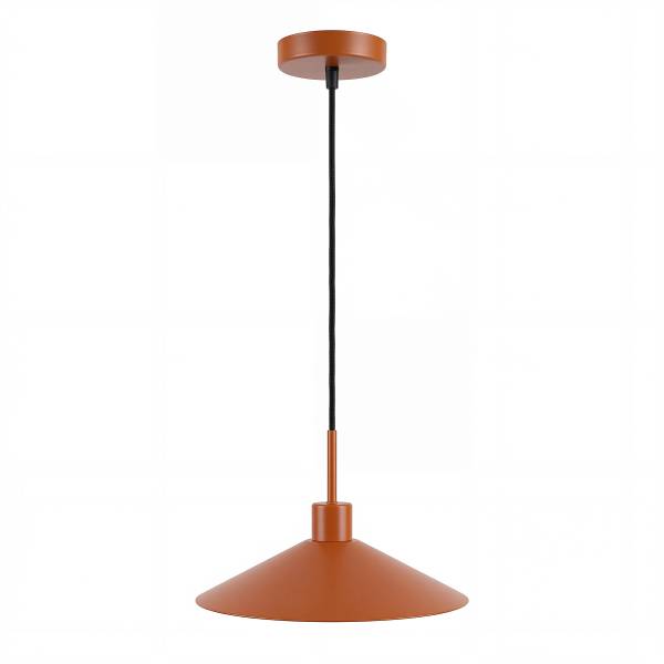 Pendelleuchte CORUS - Eisen - 1-flammig - Rostbraun