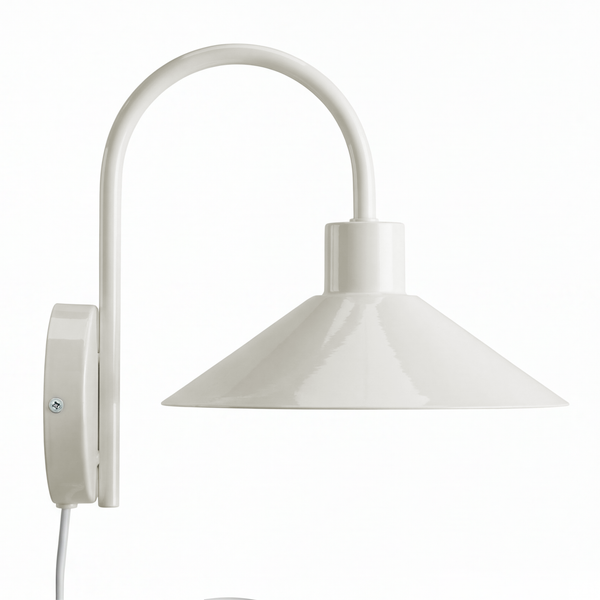 Wandleuchte CORUS - Eisen - 1-flammig - Beige