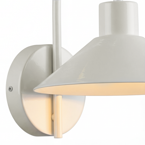 Wandleuchte CORUS - Eisen - 1-flammig - Beige