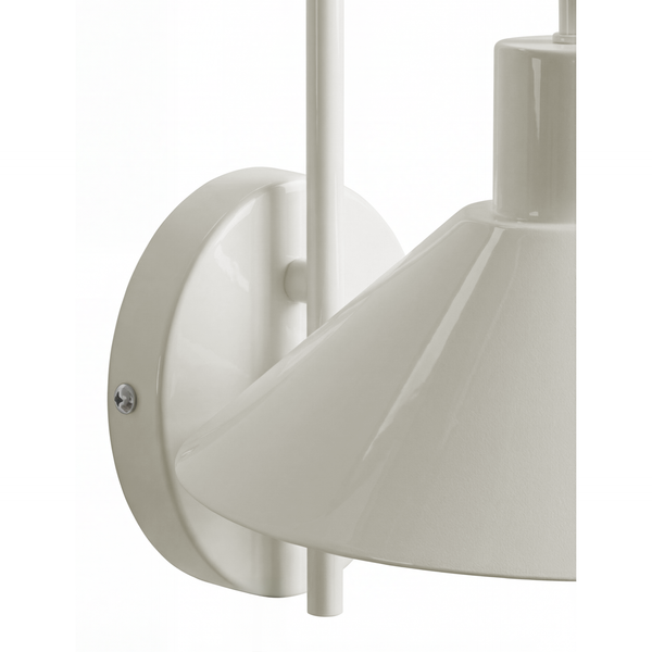 Wandleuchte CORUS - Eisen - 1-flammig - Beige