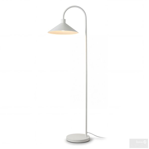Stehleuchte CORUS - Eisen - 1-flammig - Beige