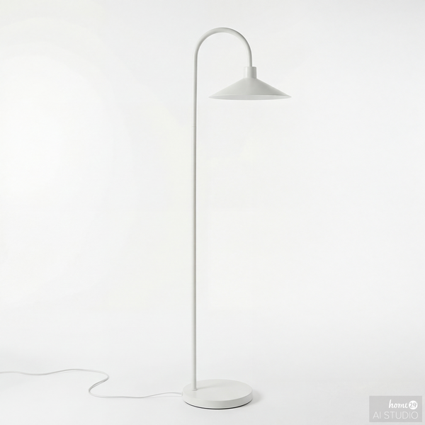 Stehleuchte CORUS - Eisen - 1-flammig - Beige
