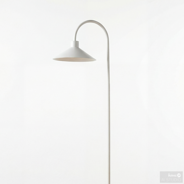 Stehleuchte CORUS - Eisen - 1-flammig - Beige