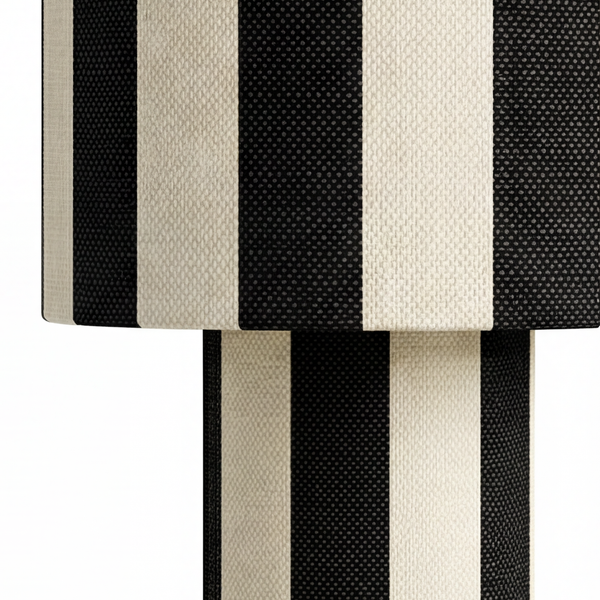 Stehleuchte NUVIO - Eisen / Textil - 1-flammig - Schwarz