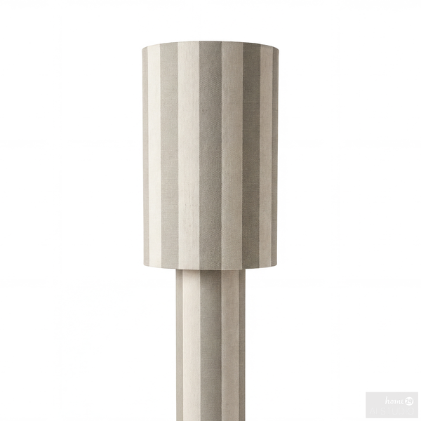 Stehleuchte NUVIO - Eisen / Textil - 1-flammig - Beige