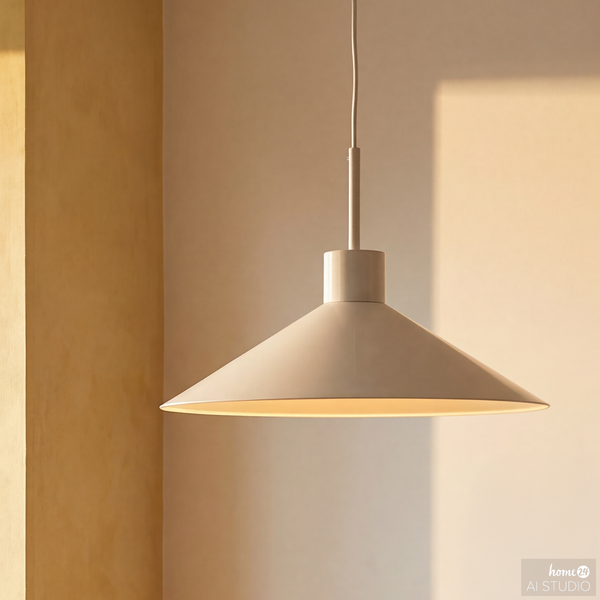 Pendelleuchte CORUS - Eisen - 1-flammig - Beige