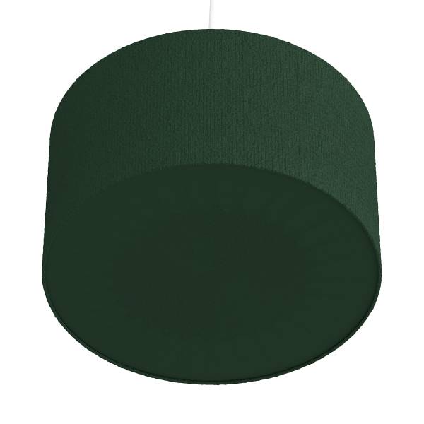 Pendelleuchte YARO - Eisen / Textil - 1-flammig - Grün - Durchmesser: 40 cm