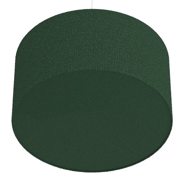Pendelleuchte YARO - Eisen / Textil - 1-flammig - Grün - Durchmesser: 50 cm