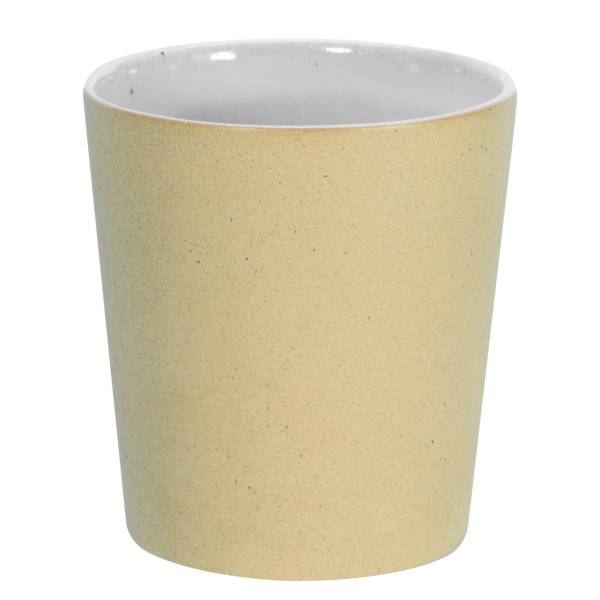 Kaffeebecher Futuro - Steinzeug - Weiß / Sand