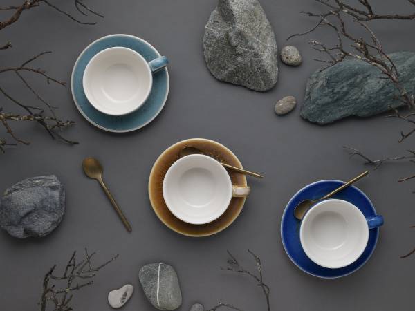Cappuccinotassen Caldera - Steingut - Mehrfarbig