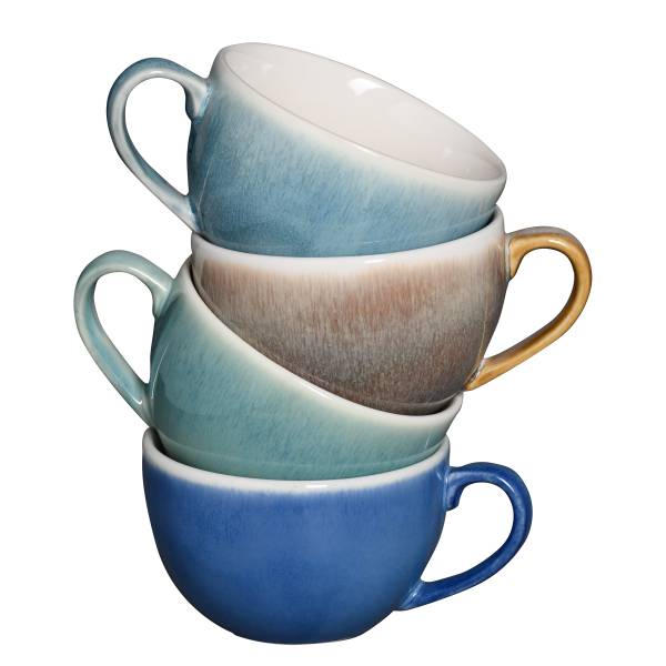 Cappuccinotassen Caldera - Steingut - Mehrfarbig