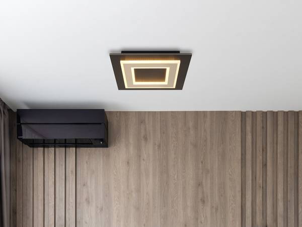 LED-Deckenleuchte Klyra - Acrylglas / Eisen - 1-flammig