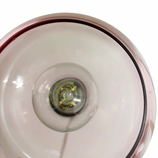 Pendelleuchte GLOWIN - Farbglas / Eisen - 5-flammig - Multicolor