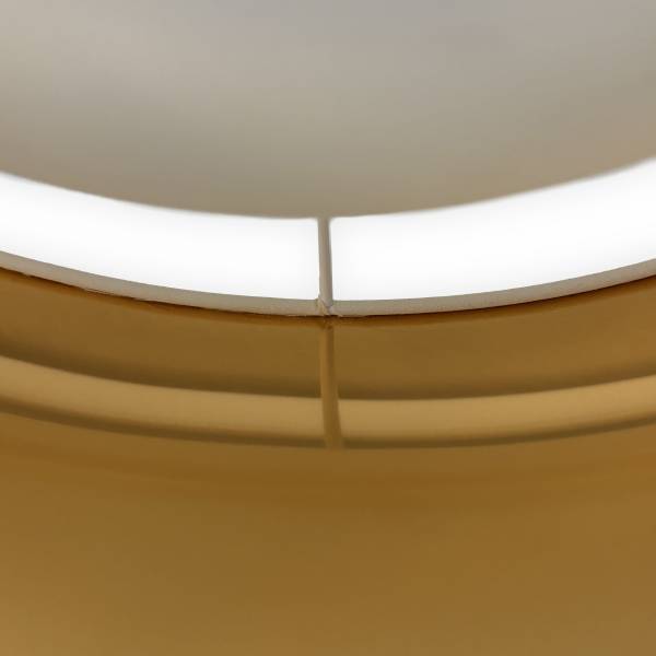 Deckenleuchte Joulo - Eisen / Frottee - 1-flammig - Beige