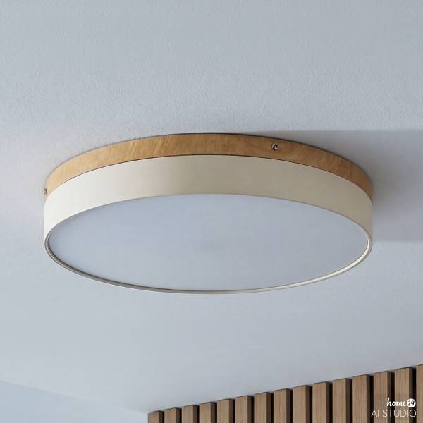 Deckenleuchte Uluma - Eisen - 1-flammig - Beige