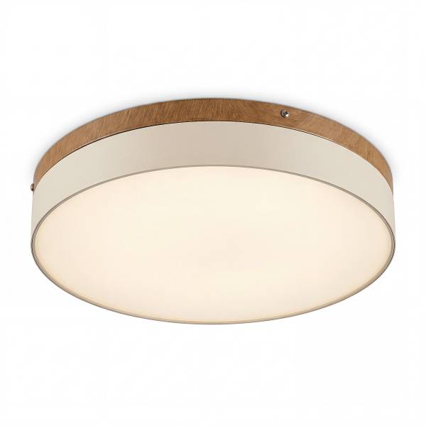 Deckenleuchte Uluma - Eisen - 1-flammig - Beige