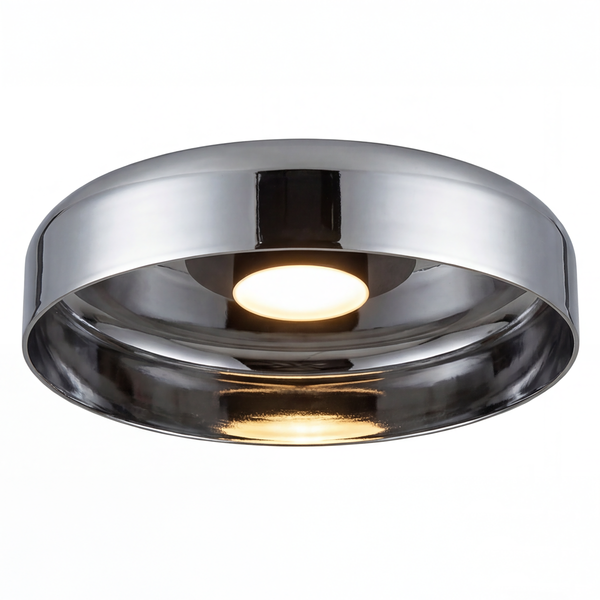 Deckenleuchte Quilo - Rauchglas / Eisen - 1-flammig