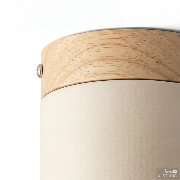 Deckenleuchte Punto - Eisen - 1-flammig - Beige