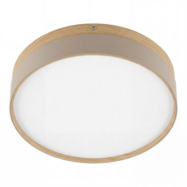Deckenleuchte Teneo - Eisen - 1-flammig - Beige