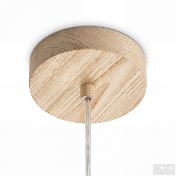 Pendelleuchte Jelux Zylinderform - Papier / Eisen - 1-flammig