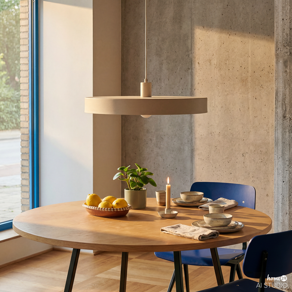 Pendelleuchte Jurea Ringdiffusor - Eisen - 1-flammig