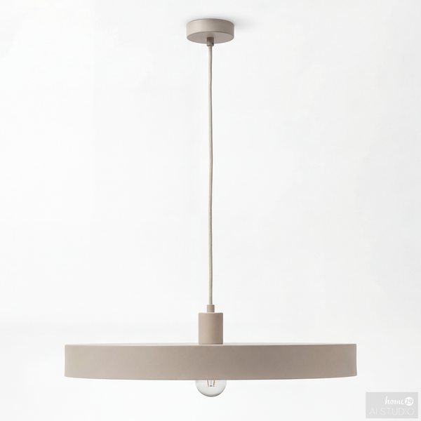 Pendelleuchte Jurea Ringdiffusor - Eisen - 1-flammig