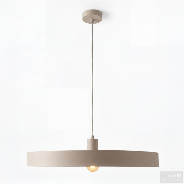 Pendelleuchte Jurea Ringdiffusor - Eisen - 1-flammig