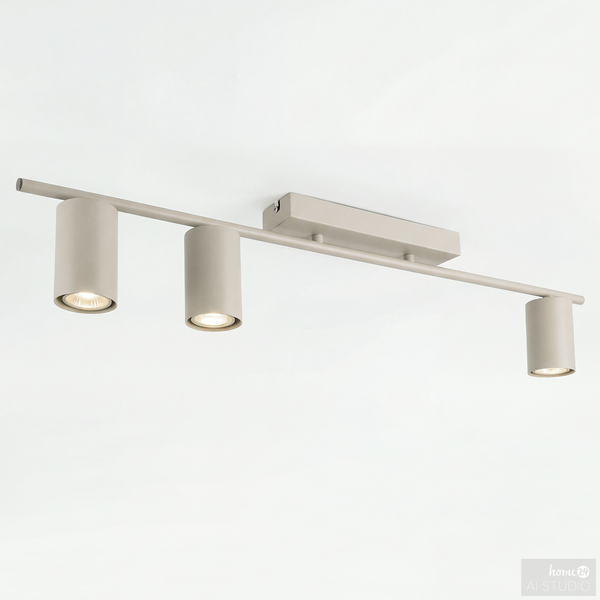 Deckenleuchte HOVIA Balkenform - Eisen - 3-flammig